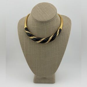 Pre-Loved Vintage Henkel& Grossé for Dior Crystal Enamel Choker Necklace